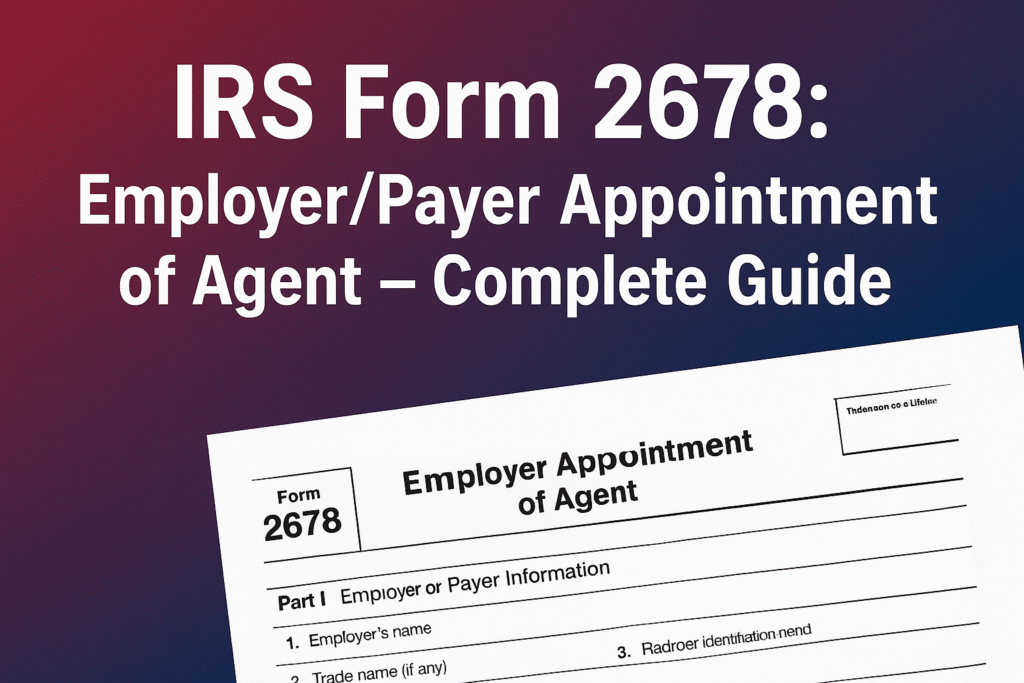 IRS Form 2678