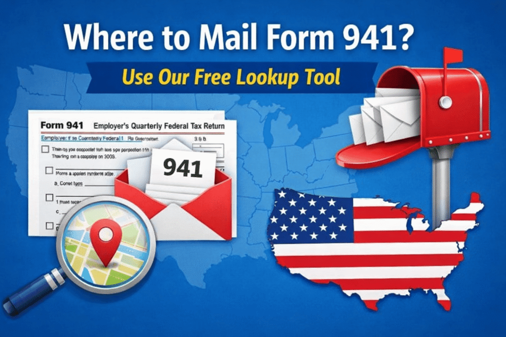 Where to Mail Form 941 Use Our Free Lookup Tool